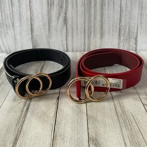 Pair of woman’s belts from INC collection